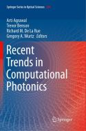 Recent Trends in Computational Photonics edito da Springer International Publishing
