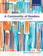 A Community Of Readers di Roberta Alexander, Jan Jarrell edito da Cengage Learning, Inc