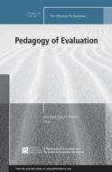 EV155 Pedagogy of Evaluation di Ev edito da John Wiley & Sons