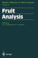 Fruit Analysis edito da Springer Berlin Heidelberg