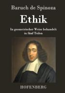 Ethik di Baruch de Spinoza edito da Hofenberg