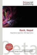 Rank, Nepal edito da Betascript Publishing