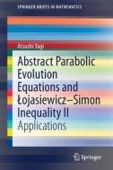 Abstract Parabolic Evolution Equations and Lojasiewicz-Simon Inequality II: Applications di Atsushi Yagi edito da SPRINGER NATURE