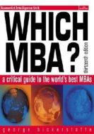 Which Mba? di George Bickerstaffe edito da Pearson Education