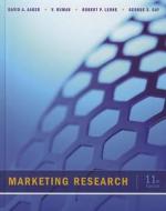 Marketing Research di David A. Aaker, V. Kumar, Robert Leone, George S. Day edito da Wiley