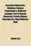 Oceanian Monarchs: Malietoa Talavou Tonu di Books Llc edito da Books LLC, Wiki Series