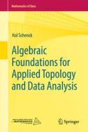 Algebraic Foundations for Applied Topology and Data Analysis di Hal Schenck edito da Springer International Publishing
