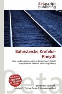 Bahnstrecke Krefeld-Rheydt edito da Betascript Publishing