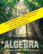 College Algebra di William G. McCallum, Deborah Hughes-Hallett, Eric Connally edito da Wiley