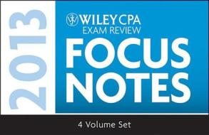 Wiley CPA Examination Review 2013 Focus Notes, Set di Wiley, Clavier edito da John Wiley & Sons