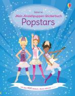 Mein Anziehpuppen-Stickerbuch: Popstars di Lucy Bowman edito da Usborne Verlag