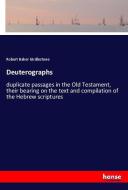 Deuterographs di Robert Baker Girdlestone edito da hansebooks