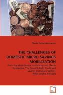 THE CHALLENGES OF DOMESTIC MICRO SAVINGS MOBILIZATION di Melaku Tanku Gebremariam edito da VDM Verlag