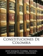 Constituciones De Colombia di Colombia edito da Nabu Press