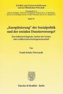 "Europäisierung" der Sozialpolitik und der sozialen Daseinsvorsorge? di Frank Schulz-Nieswandt edito da Duncker & Humblot GmbH