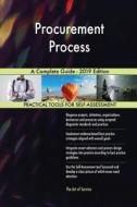 Procurement Process A Complete Guide - 2019 Edition di Gerardus Blokdyk edito da 5STARCooks