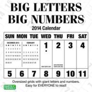 Big Letters Big Numbers Calendar edito da Zebra Publishing