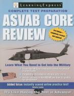 Asvab Core Review edito da Learning Express Llc