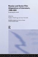 Russian and Soviet Film Adaptations of Literature, 1900-2001 di Hutchings edito da Taylor & Francis Ltd
