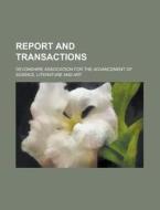 Report and Transactions di Devonshire Association for the edito da Rarebooksclub.com