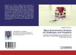 Micro Econometric Analysis of Challenges and Prospects di Walelign Almaw Getahun edito da LAP Lambert Academic Publishing