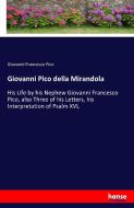 Giovanni Pico della Mirandola di Giovanni Francesco Pico edito da hansebooks