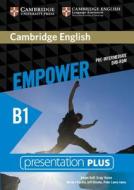 Cambridge English Empower Pre-Intermediate Presentation Plus (with Student's Book) [With DVD ROM] di Adrian Doff, Craig Thaine, Herbert Puchta edito da CAMBRIDGE