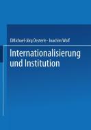 Internationalisierung und Institution edito da Gabler Verlag