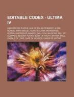 Editable Codex - Ultima Iv: Abyss Room P di Source Wikia edito da Books LLC, Wiki Series