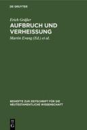 Aufbruch und Verheißung di Erich Gräßer edito da De Gruyter