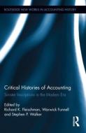 Critical Histories of Accounting di Richard K. Fleischman edito da Routledge