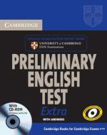 Cambridge Preliminary English Test Extra Self Study Pack di Cambridge ESOL edito da Cambridge University Press