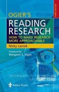 Ogier's Reading Research di Nicky Lanoe edito da ELSEVIER