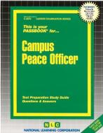 Campus Peace Officer-Patrol Officer di National Learning Corporation edito da National Learning Corp