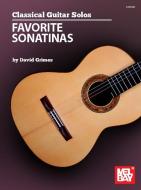 CLASSICAL GUITAR SOLOS FAVORITE SONATINA di David Grimes edito da MEL BAY MUSIC