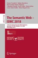 The Semantic Web - ISWC 2018 edito da Springer-Verlag GmbH