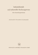 Industriebetrieb und industrielles Rechnungswesen di Erwin Geldmacher edito da VS Verlag für Sozialwissenschaften