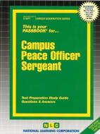Campus Peace Officer Sergeant di National Learning Corporation edito da National Learning Corp