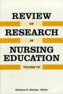 Review Of Research In Nursing Education edito da National League For Nursing,u.s.