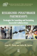 Researcher-Policymaker Partnerships edito da Taylor & Francis Ltd