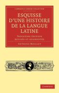 Esquisse D'Une Histoire de La Langue Latine di Meillet Antoine, Antoine Meillet edito da Cambridge University Press