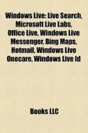 Windows Live di Books Llc edito da Books LLC, Reference Series
