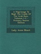 A Pilgrimage to Nejd: The Cradle of the Arab Race, Volumes 1-2 di Lady Anne Blunt edito da Nabu Press
