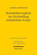 Rechtskulturvergleich zur Gleichstellung nichtehelicher Kinder di Antonia Schnitzler edito da Mohr Siebeck GmbH & Co. K