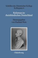 Reformen im rheinbündischen Deutschland edito da De Gruyter Oldenbourg