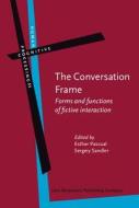 The Conversation Frame edito da John Benjamins Publishing Co