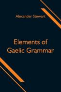 Elements of Gaelic Grammar di Alexander Stewart edito da Alpha Editions