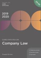 Core Statutes on Company Law 2019-20 di Cowan Ervine edito da Macmillan Education UK