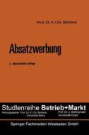 Absatzwerbung di Karl Christian Behrens edito da Gabler Verlag