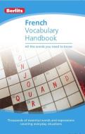 Berlitz Language: French Vocabulary Handbook di Kate Dobson edito da Berlitz Publishing Company